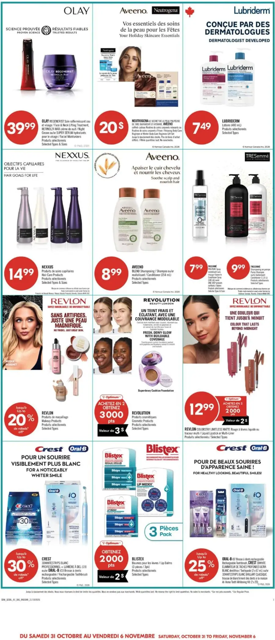 Page 14 du circulaire Pharmaprix.