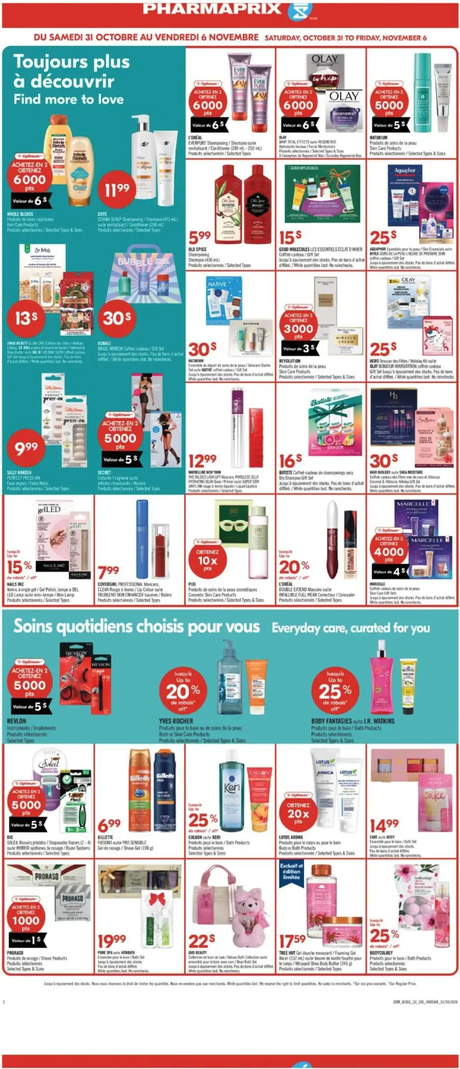 Page 18 du circulaire Pharmaprix.