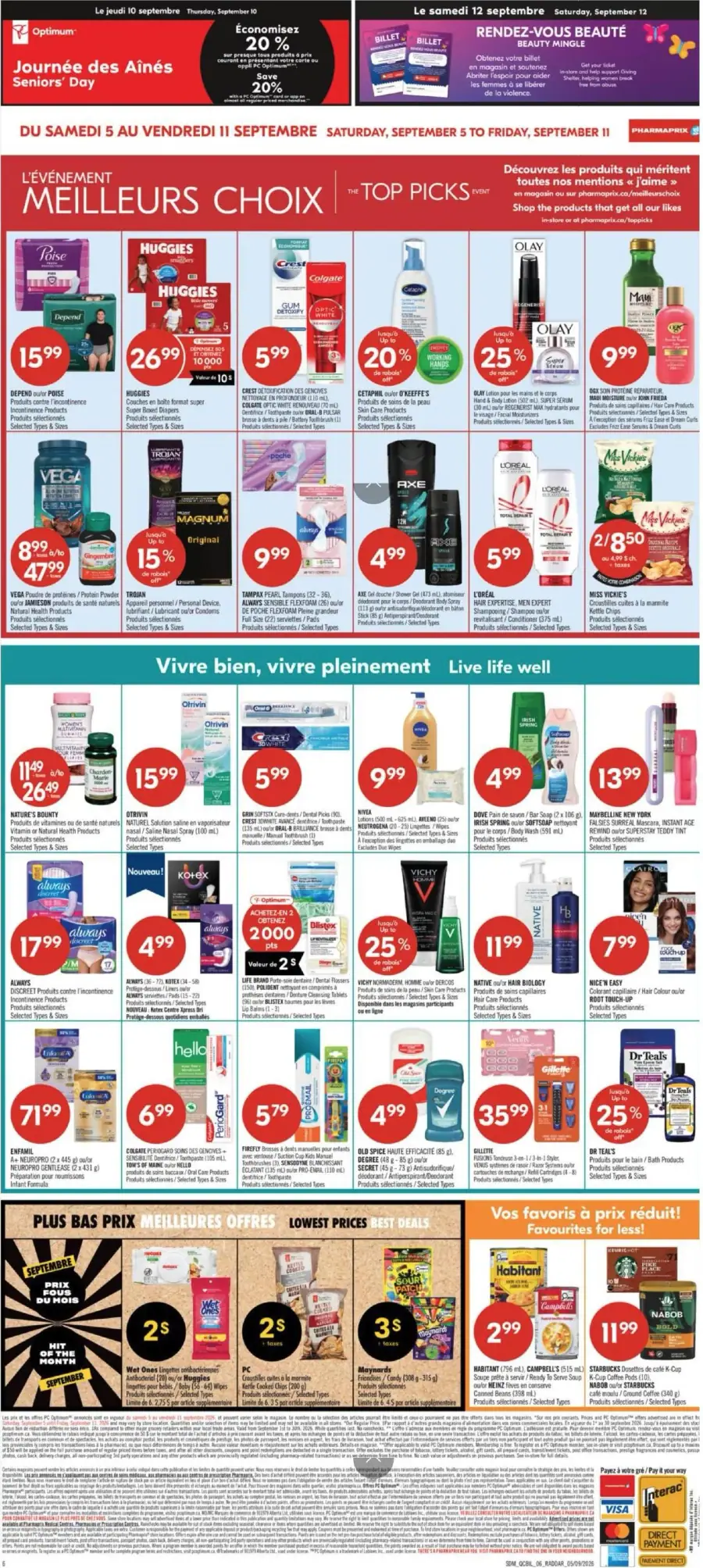 Page 3 du circulaire Pharmaprix.