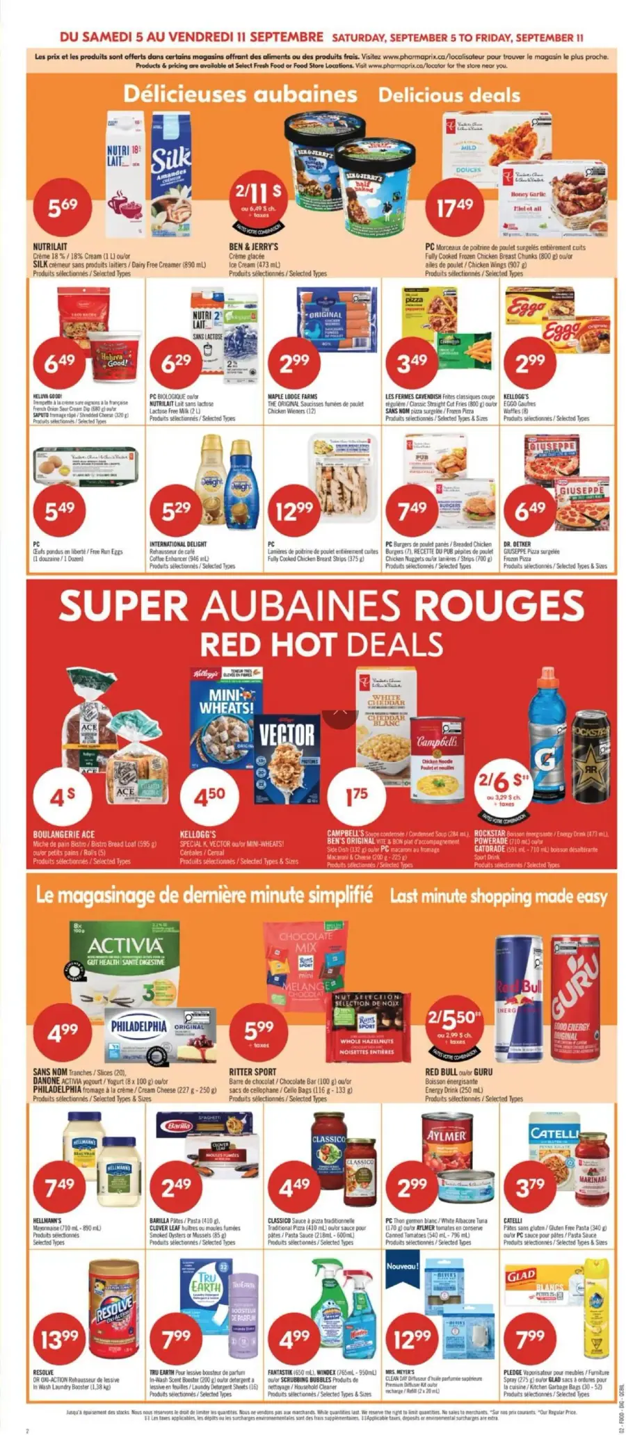 Page 6 du circulaire Pharmaprix.