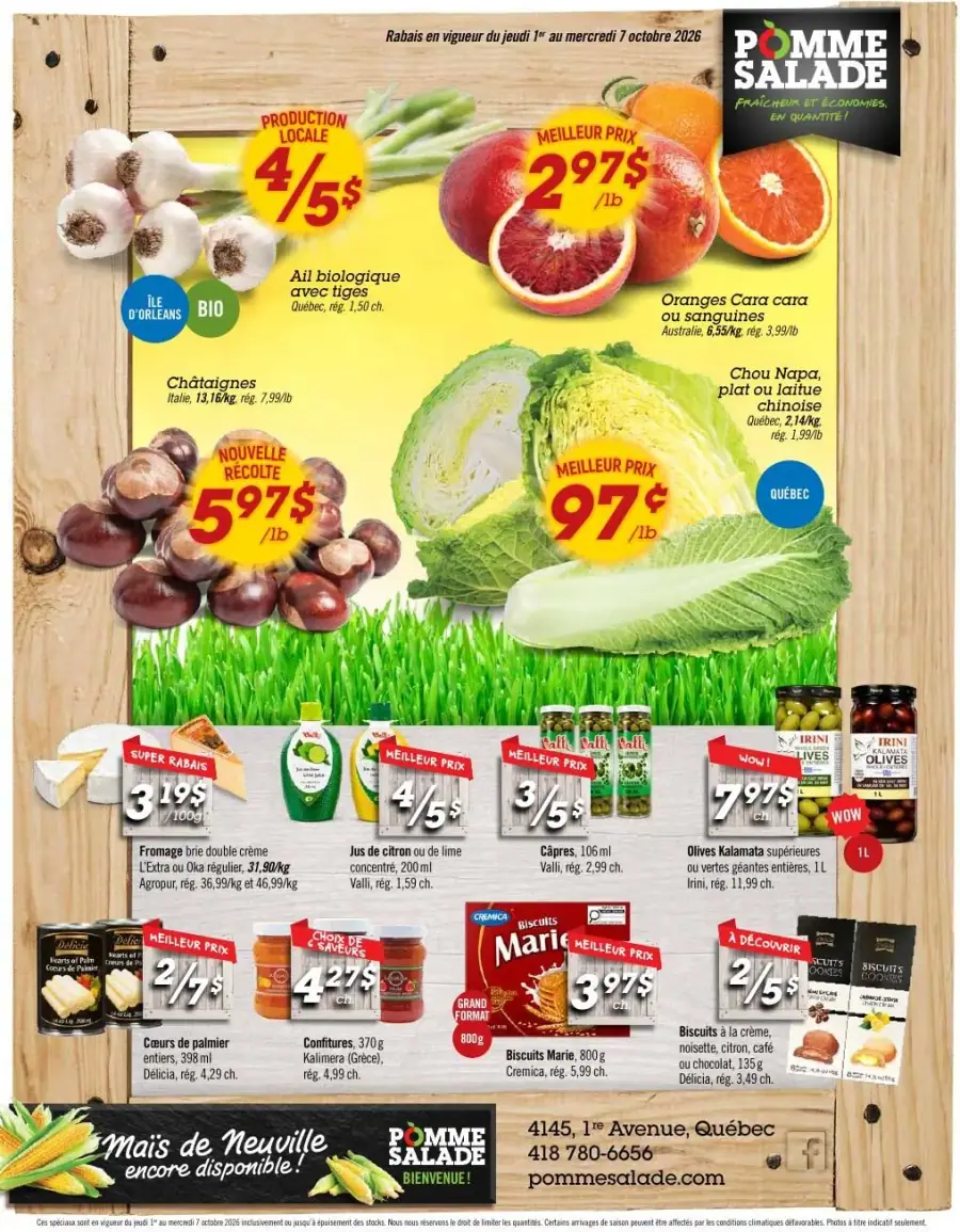 Page 2 du circulaire Pomme Salade.
