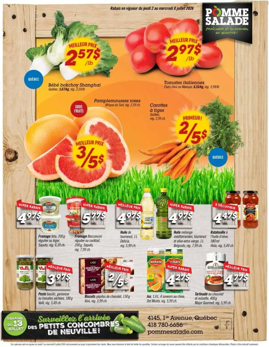 Page 2 du circulaire Pomme Salade.