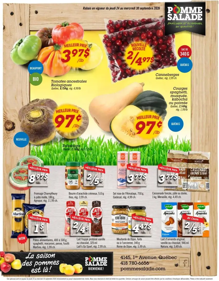 Page 2 du circulaire Pomme Salade.