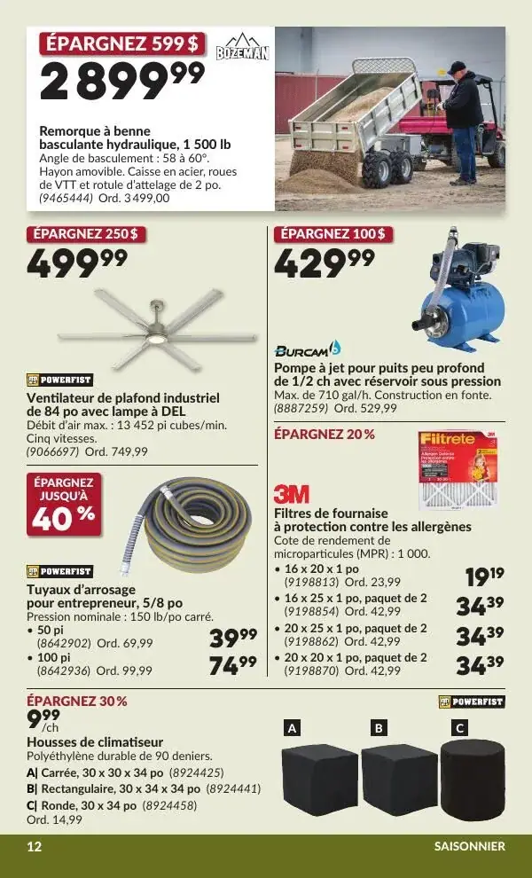 Page 17 du circulaire Princess Auto.