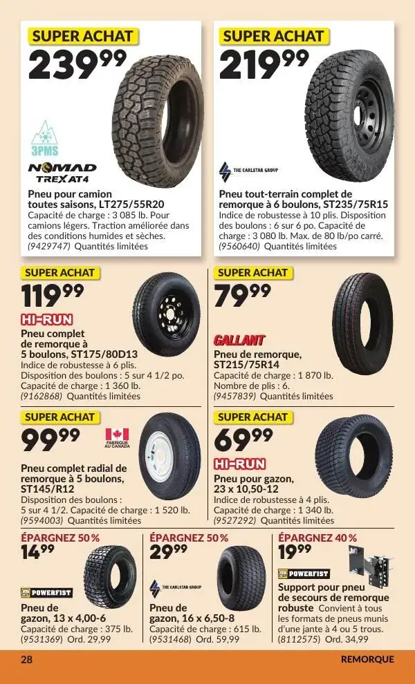 Page 33 du circulaire Princess Auto.