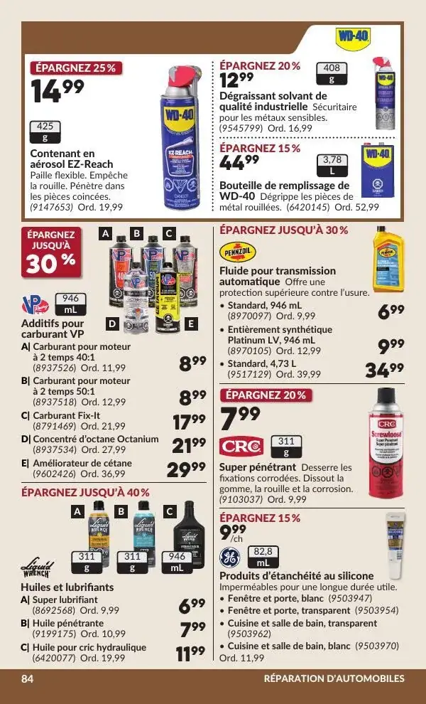 Page 89 du circulaire Princess Auto.