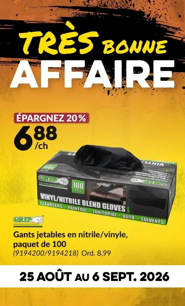 Page 9 du circulaire Princess Auto.