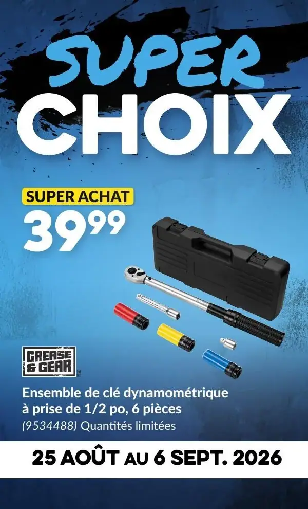 Page 10 du circulaire Princess Auto.