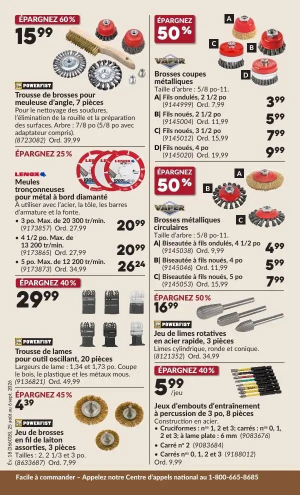 Page 14 du circulaire Princess Auto.