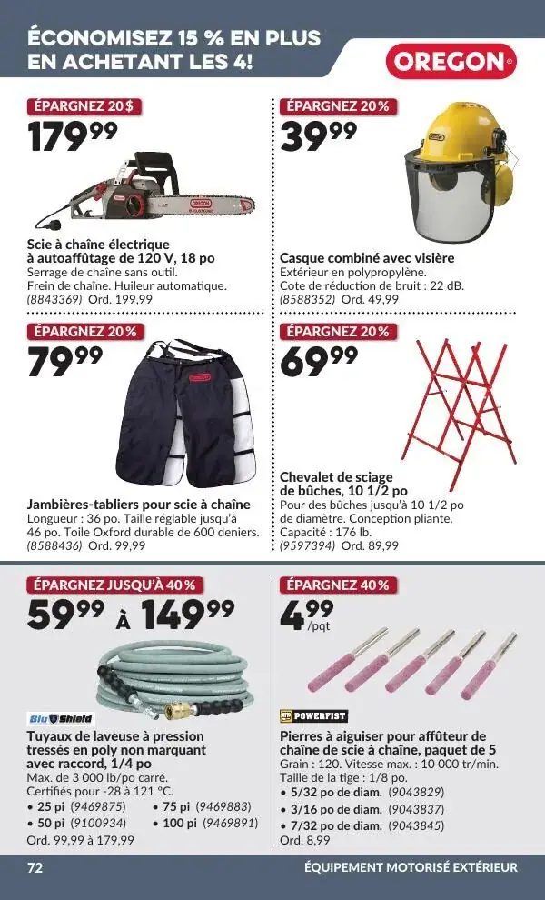 Page 75 du circulaire Princess Auto.