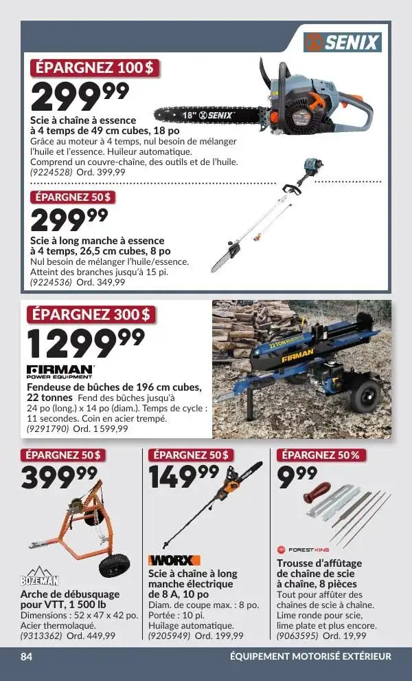 Page 89 du circulaire Princess Auto.