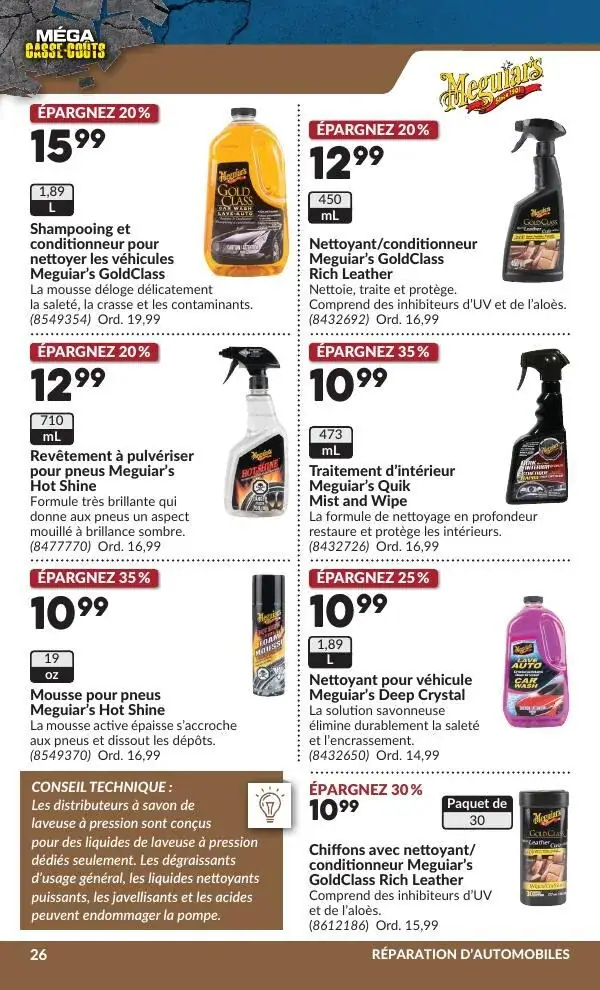 Page 29 du circulaire Princess Auto.