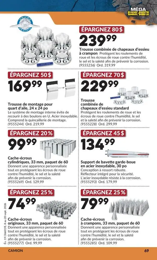 Page 73 du circulaire Princess Auto.