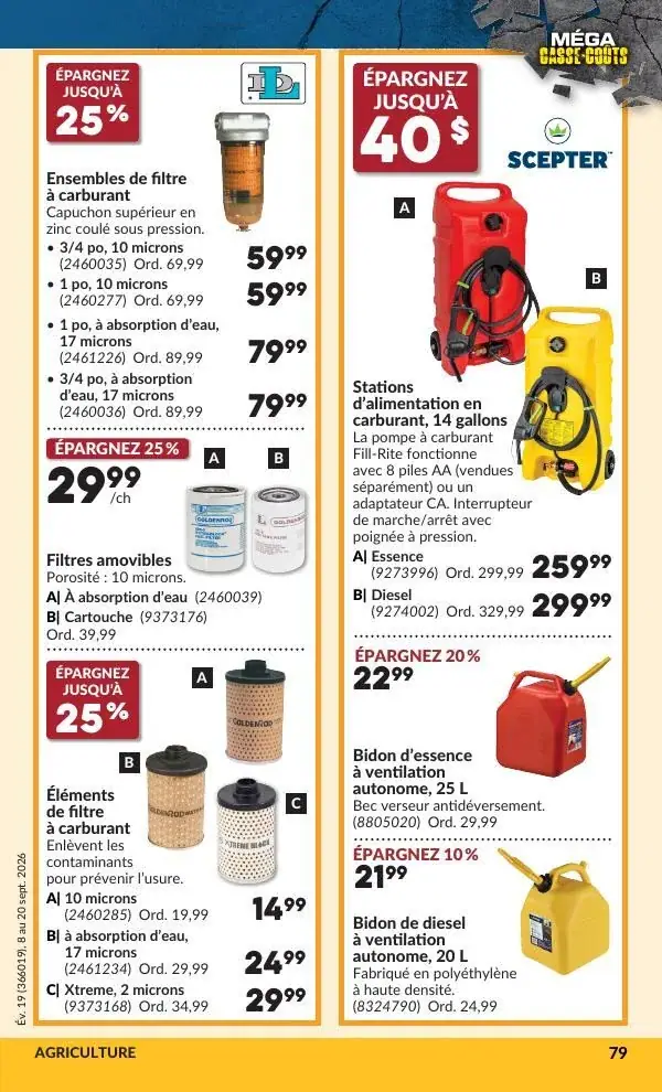 Page 83 du circulaire Princess Auto.