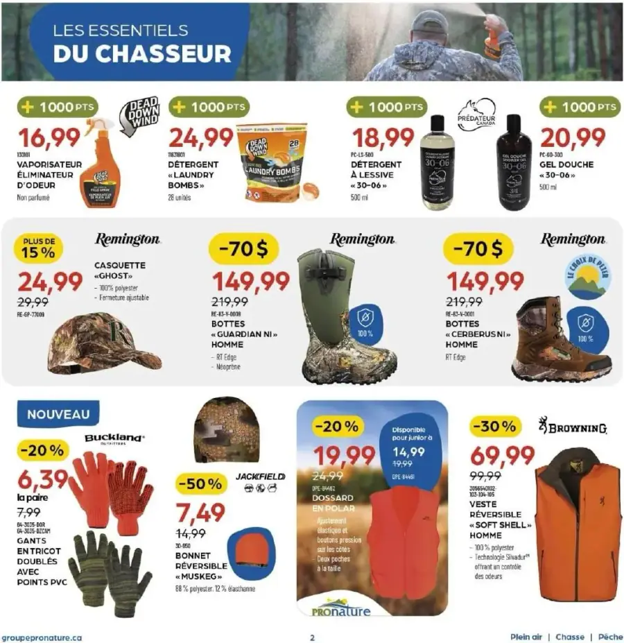 Page 2 du circulaire Pronature.
