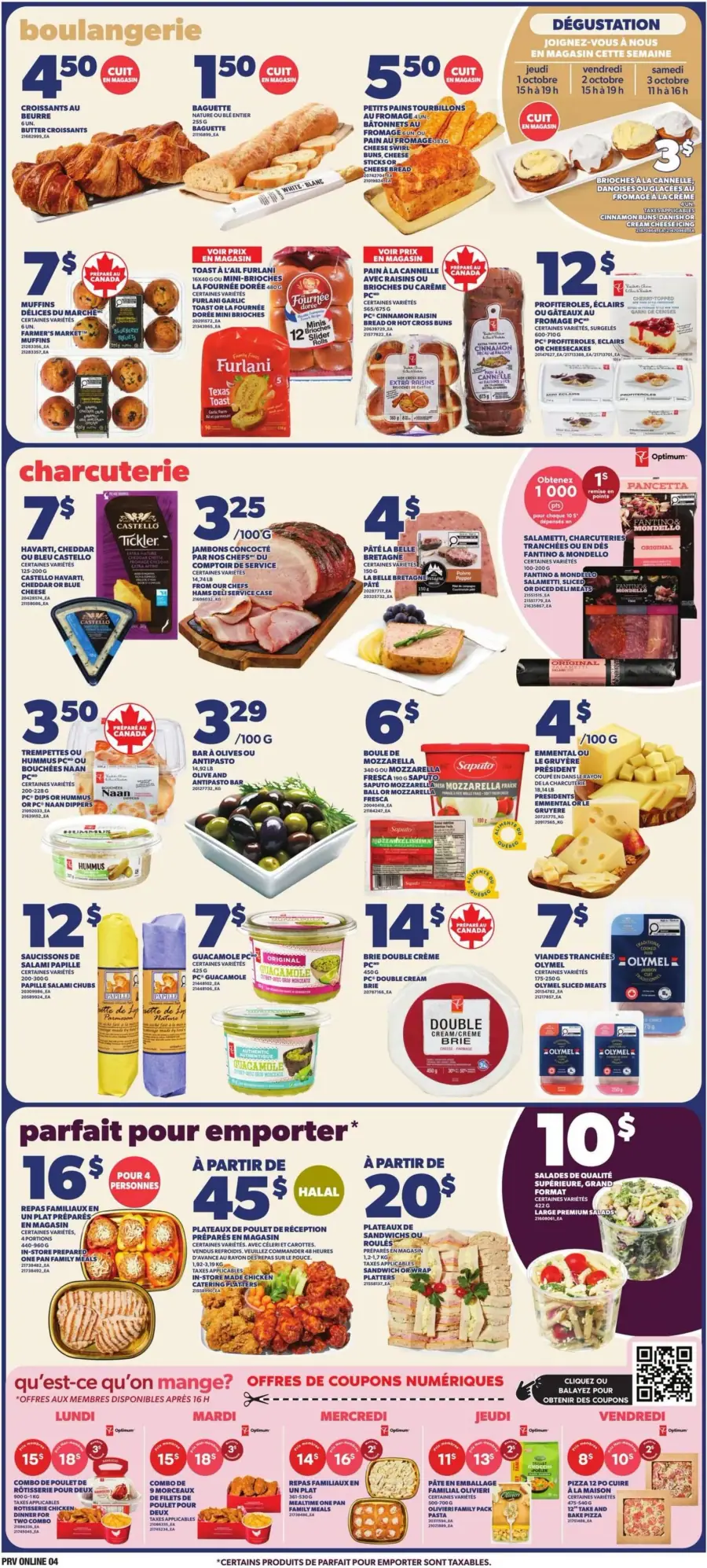 Page 4 du circulaire Provigo.