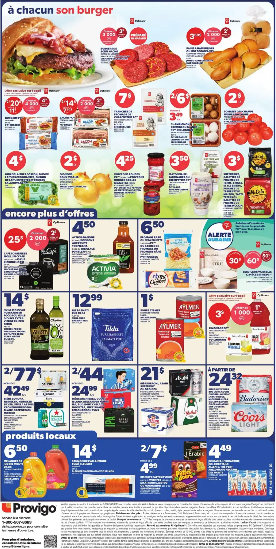Page 2 du circulaire Provigo.