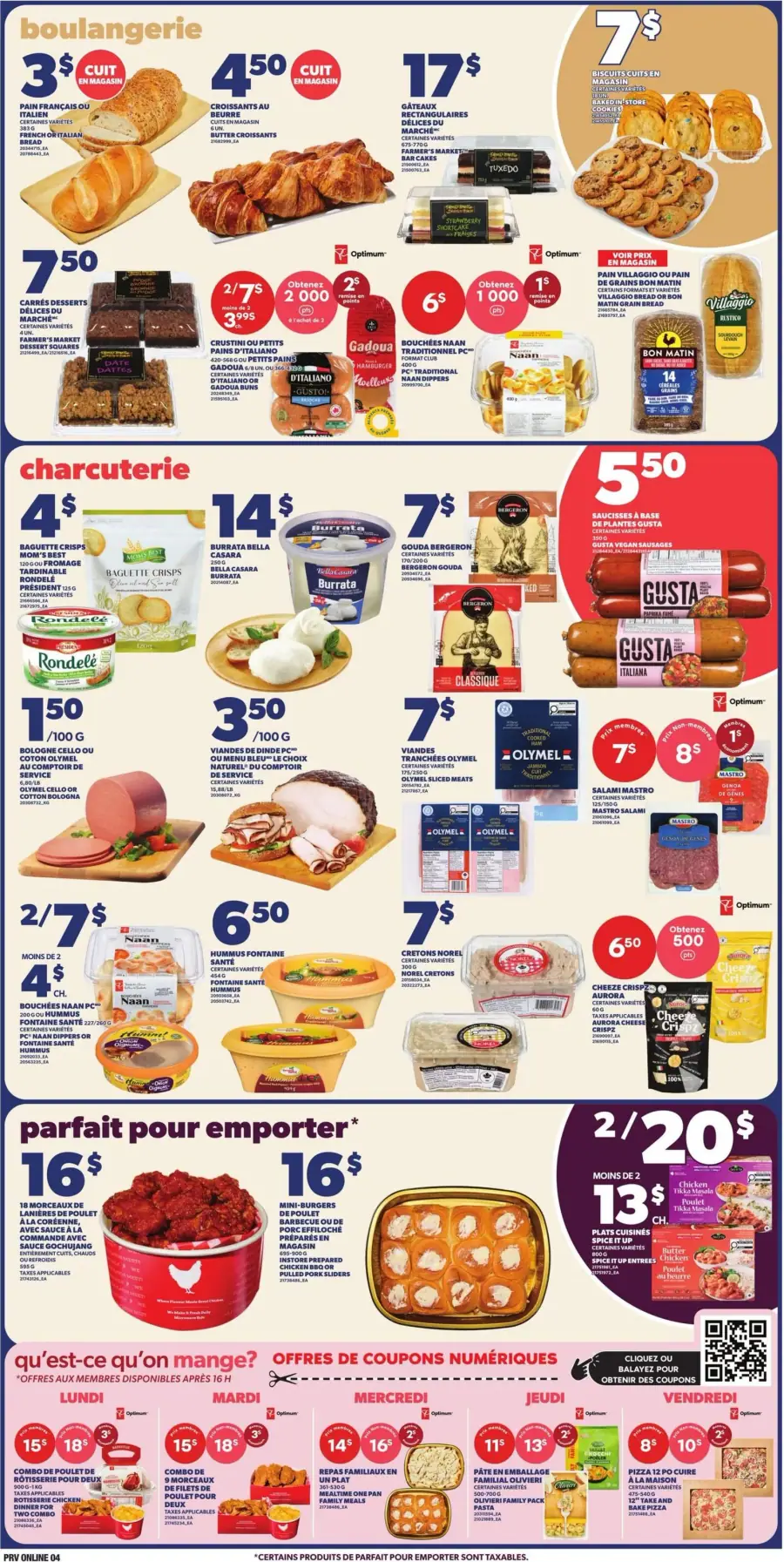 Page 4 du circulaire Provigo.