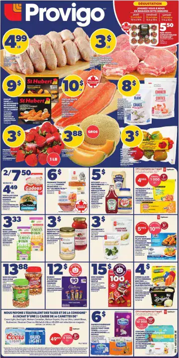 Aperçu de la Circulaire Provigo du 15 au 21 octobre 2026