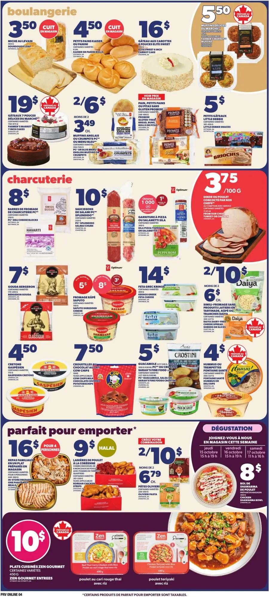Page 4 du circulaire Provigo.