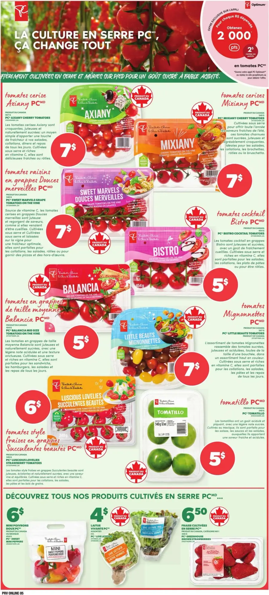 Page 5 du circulaire Provigo.