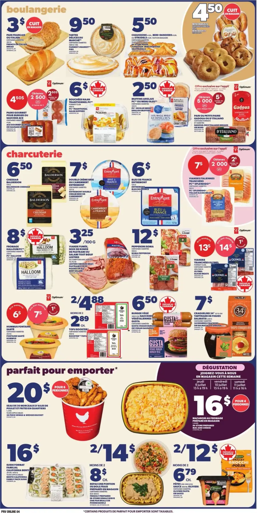 Page 6 du circulaire Provigo.
