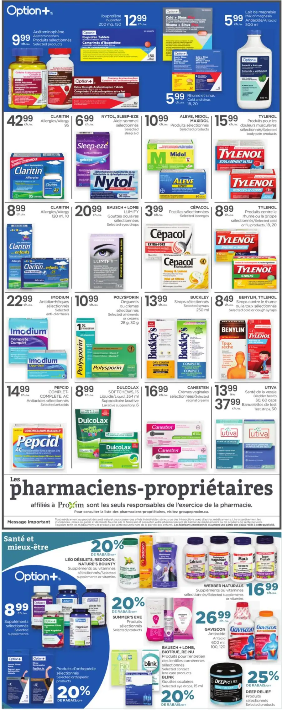 Page 3 du circulaire Proxim.