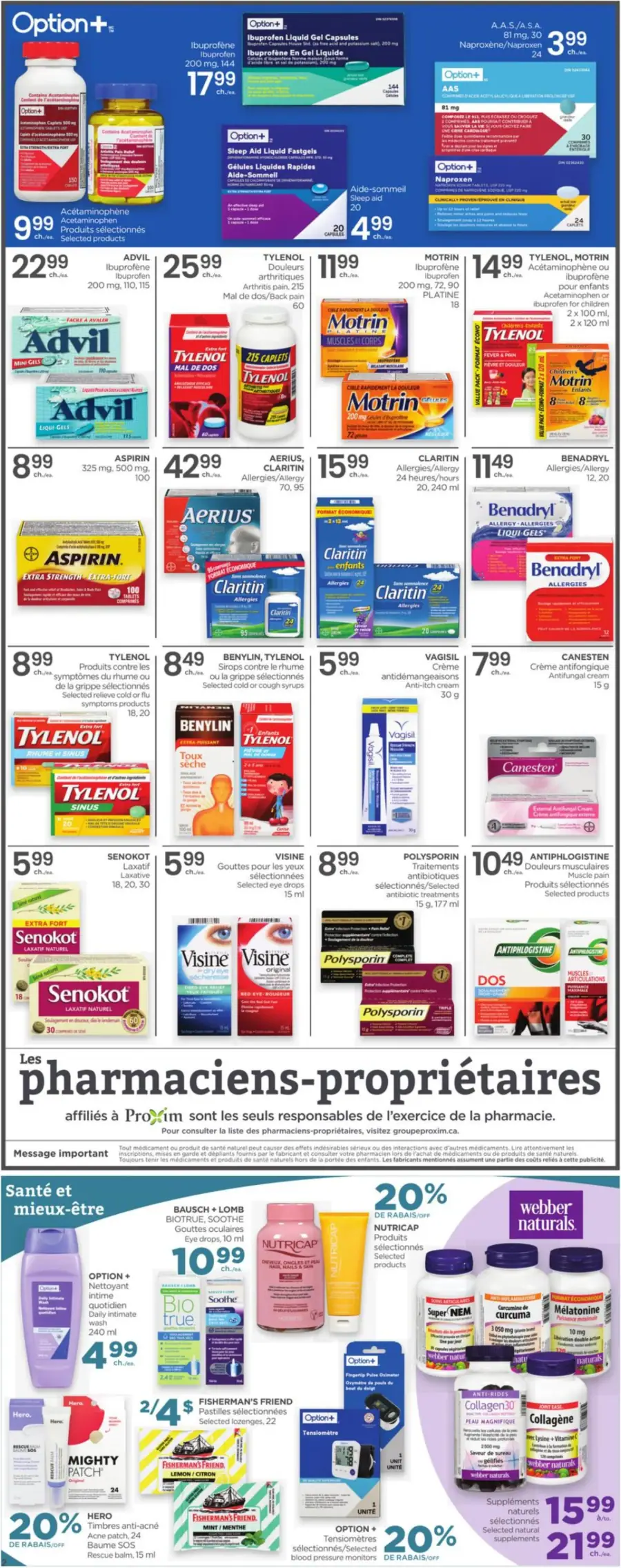 Page 3 du circulaire Proxim.