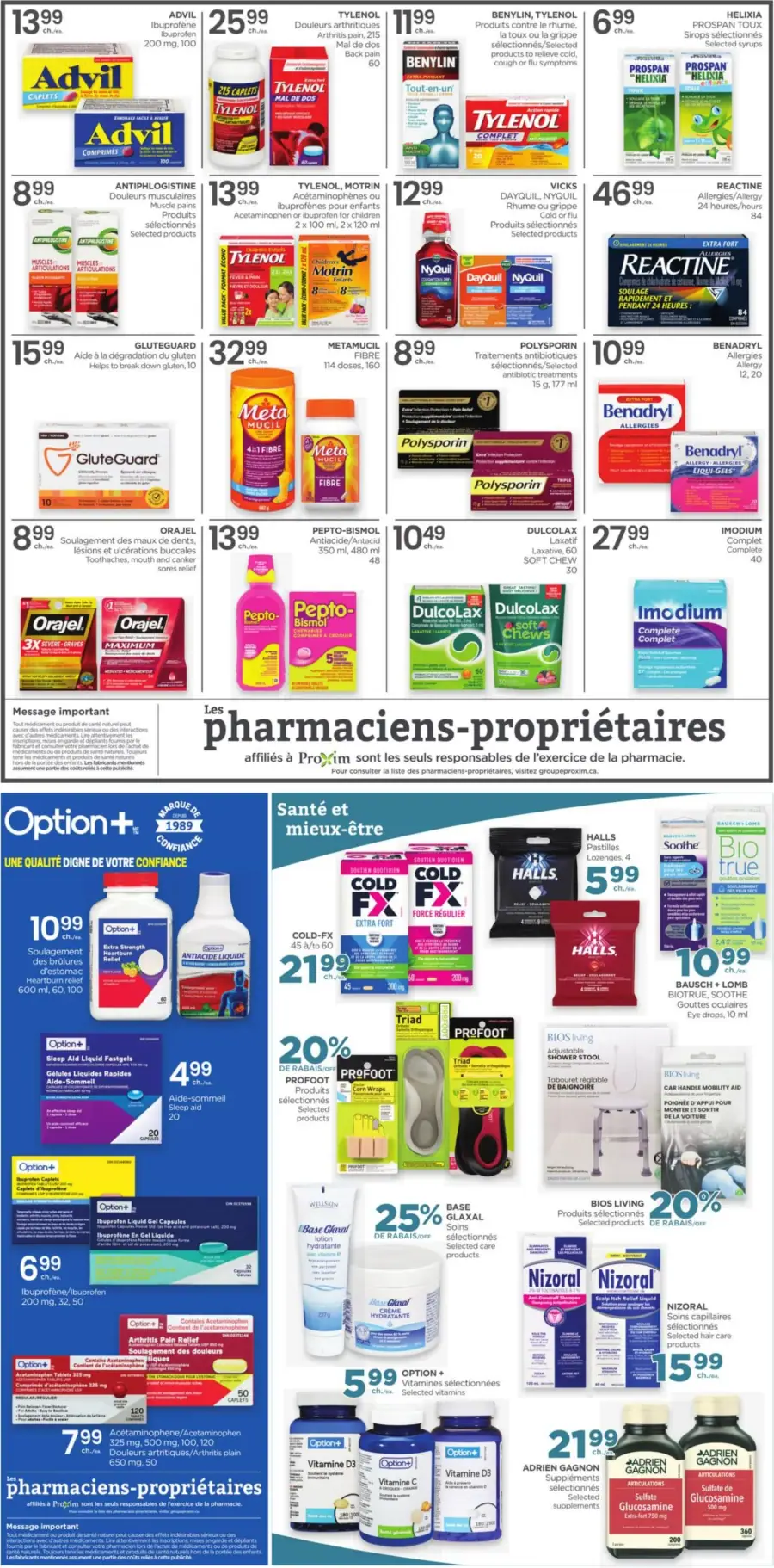 Page 3 du circulaire Proxim.