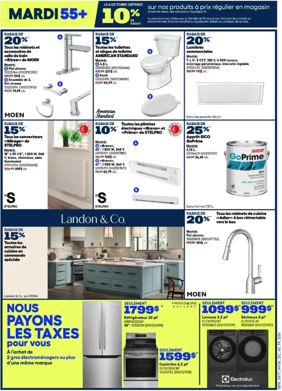 Page 4 du circulaire Rona.