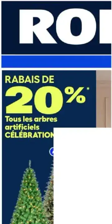 Aperçu de la Circulaire Rona du 29 octobre au 4 novembre 2026