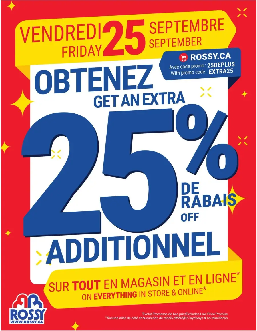 Page 9 du circulaire Rossy.