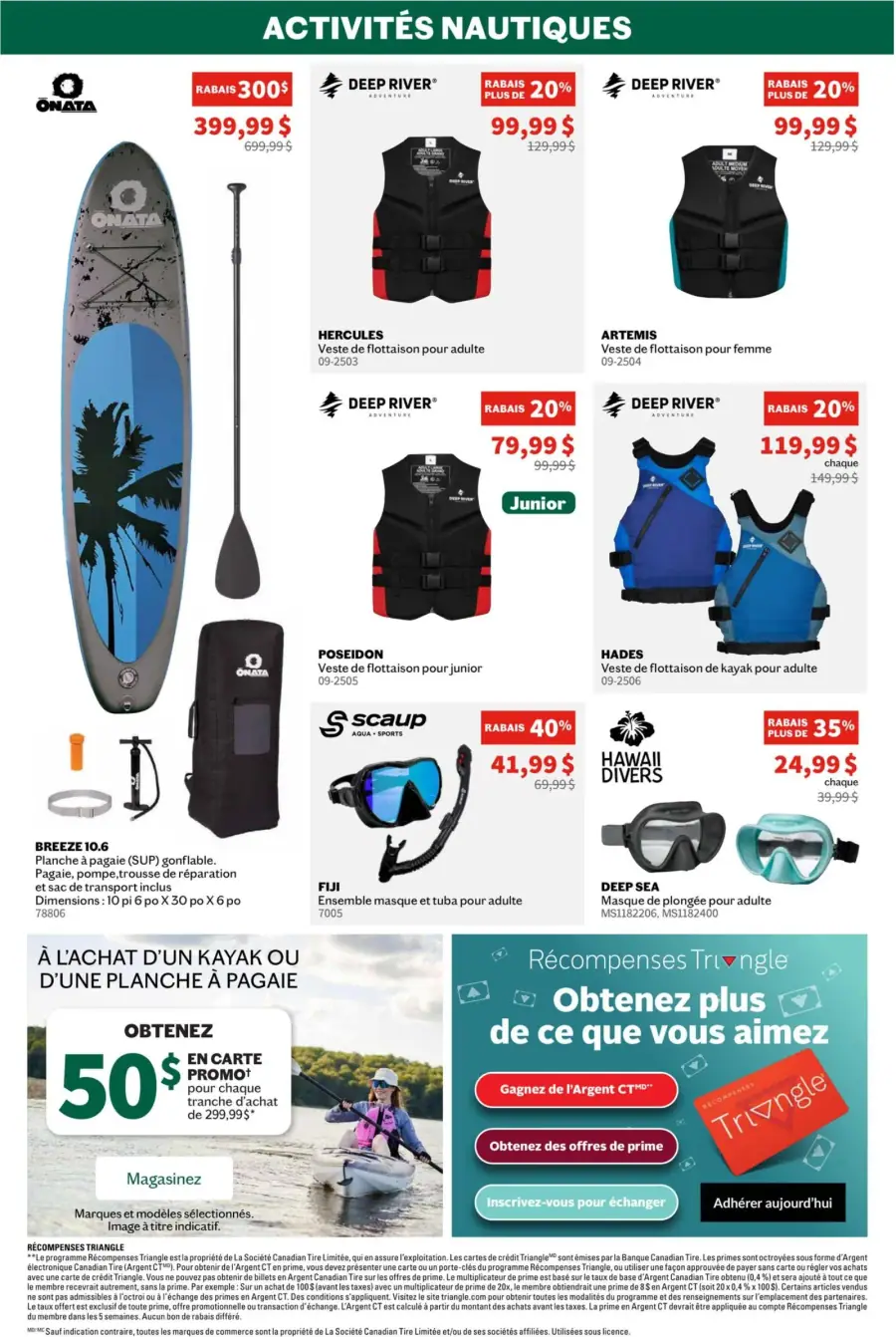 Page 4 du circulaire Sports Experts.