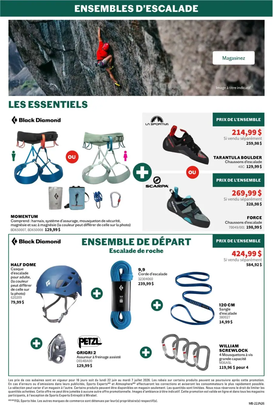 Page 6 du circulaire Sports Experts.