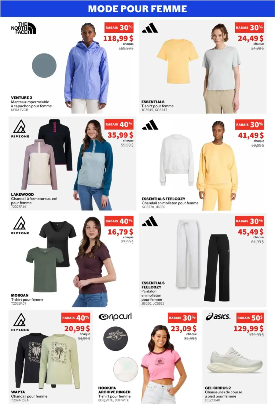 Page 3 du circulaire Sports Experts.
