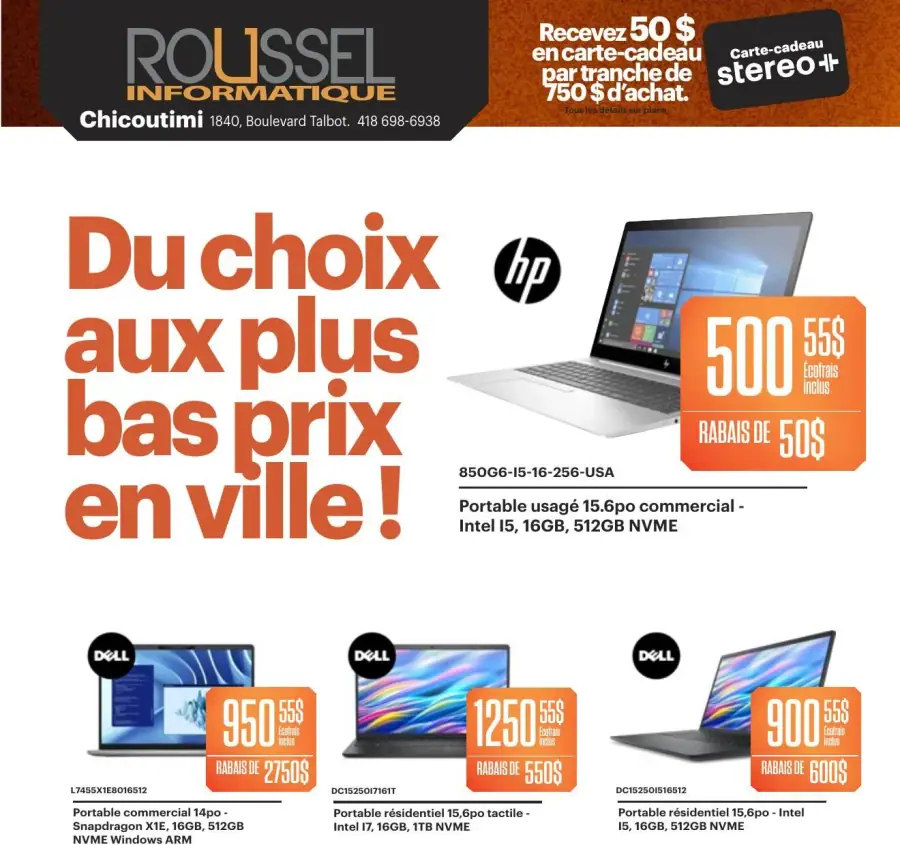 Page 8 du circulaire Stereo+.