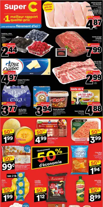 Aperçu de la Circulaire Super C du 1 au 7 octobre 2026