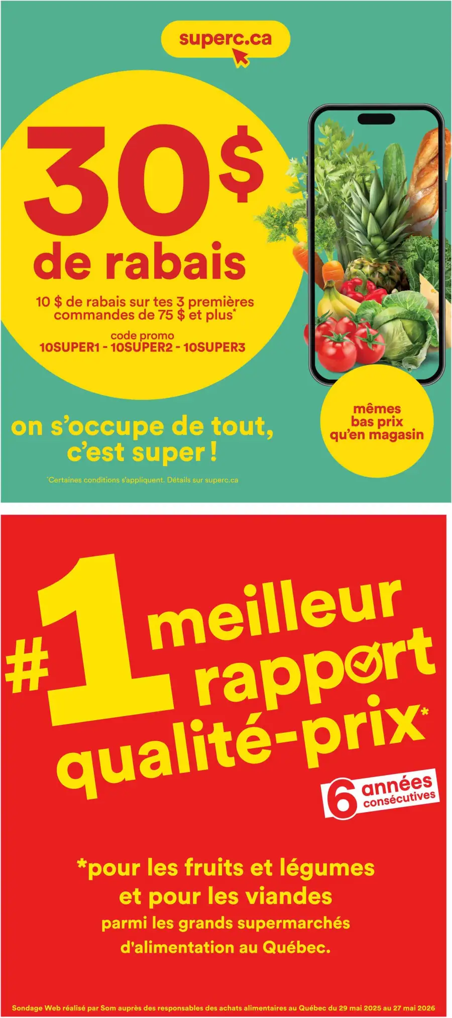 Page 10 du circulaire Super C.