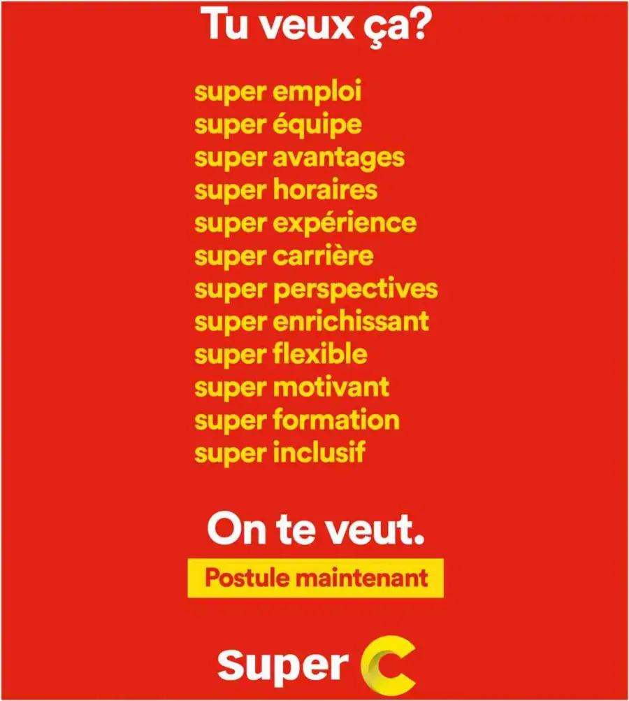 Page 24 du circulaire Super C.
