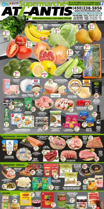 Aperçu de la Circulaire Supermarché Atlantis du 15 au 21 octobre 2026