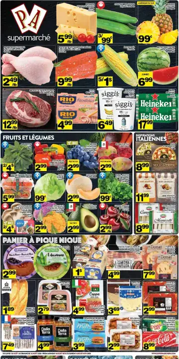 Aperçu de la Circulaire Supermarché PA du 10 au 16 août 2026