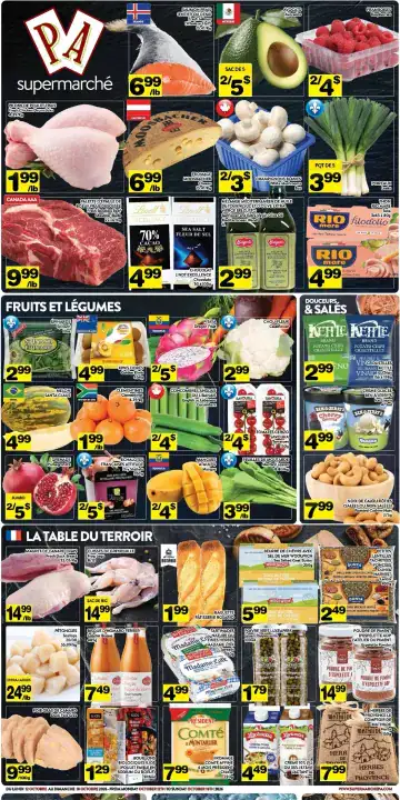 Aperçu de la Circulaire Supermarché PA du 12 au 18 octobre 2026