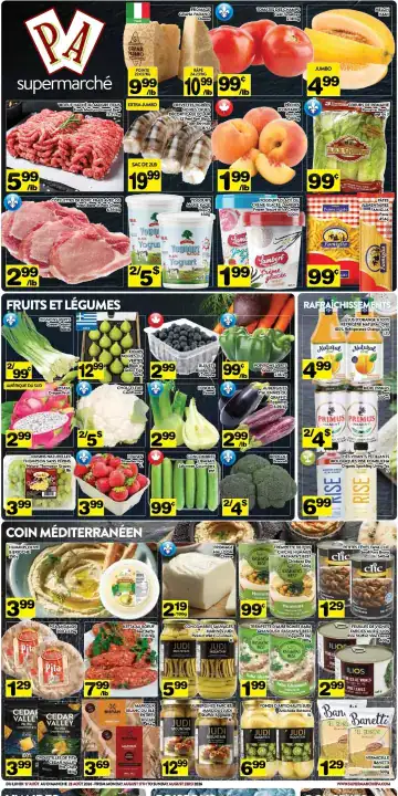 Aperçu de la Circulaire Supermarché PA du 17 au 23 août 2026