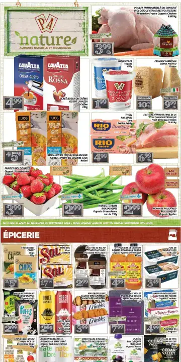 Aperçu de la Circulaire Supermarché PA Nature du 31 août au 13 septembre 2026