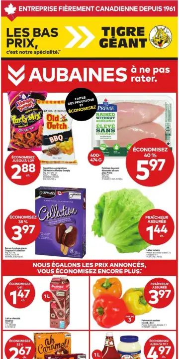 Aperçu de la Circulaire Tigre Géant du 29 juillet au 4 août 2026