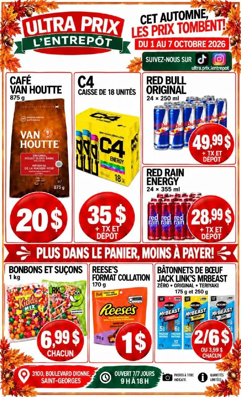 Page 2 du circulaire Ultra Prix L'Entrepôt.