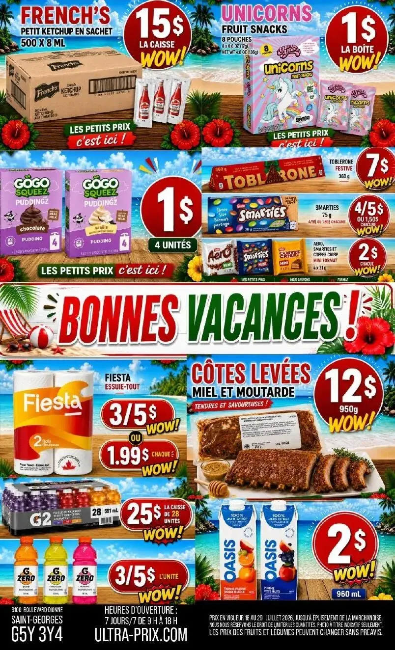 Page 2 du circulaire Ultra Prix L'Entrepôt.