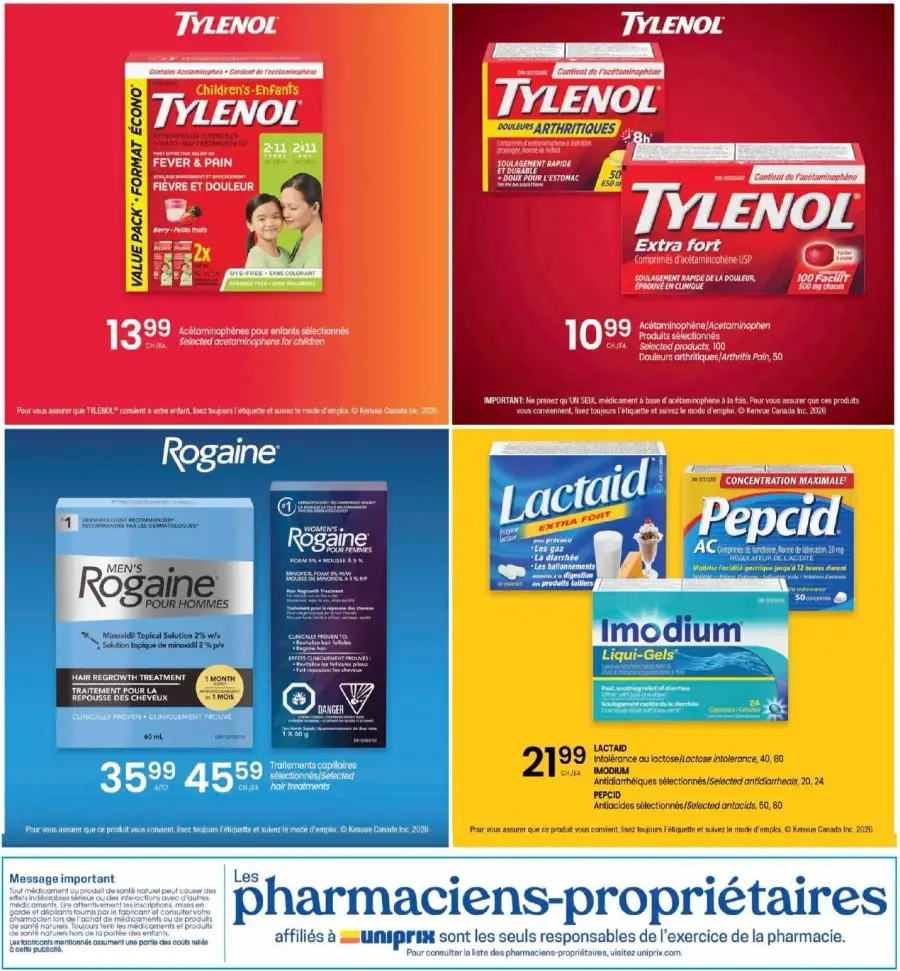 Page 7 du circulaire Uniprix.