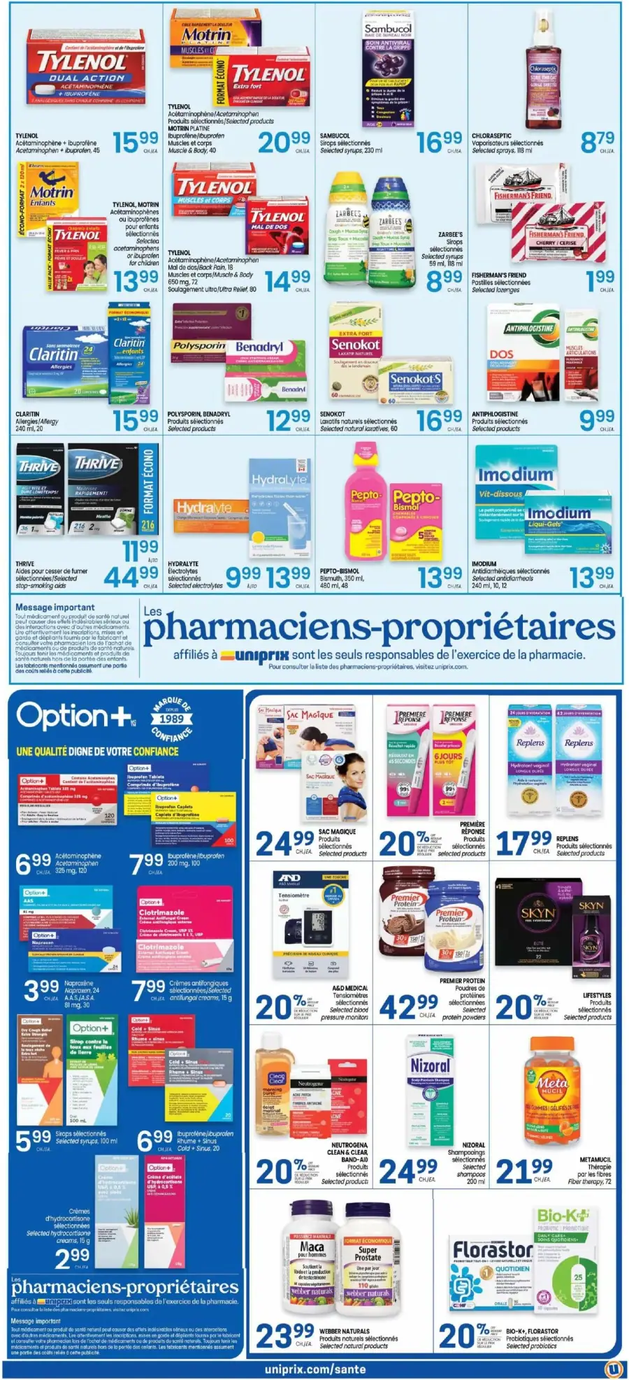 Page 5 du circulaire Uniprix.