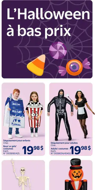 Aperçu de la Circulaire Walmart du 1 au 7 octobre 2026
